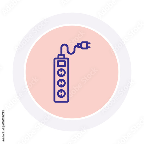 Air Conditioner color circle icon , vector, pixel perfect, illustrator file 
