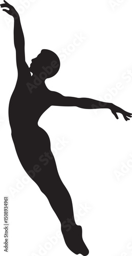 Dynamic Dance Pose Silhouette Art

Expressive Dancer in Motion Vector

Graceful Movement Dance Illustration

Stylish Dancer Silhouette Design

Energetic Dance Performance Vector