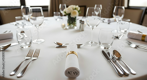 Elegant Table Setting Fine Dining Place Setting Photography
