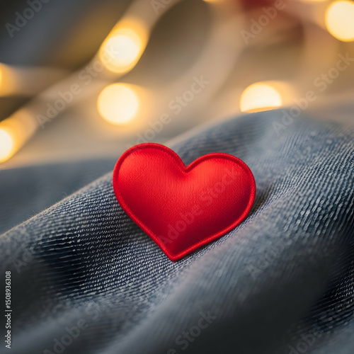 Romantic Red Heart Valentines Day Inspiration