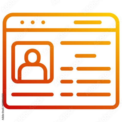 Digital Identity Icon