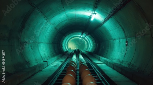 Metal inspection tunnel scanning egg trays before packaging process