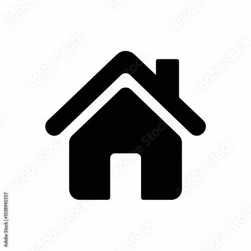 home icon on a white background
