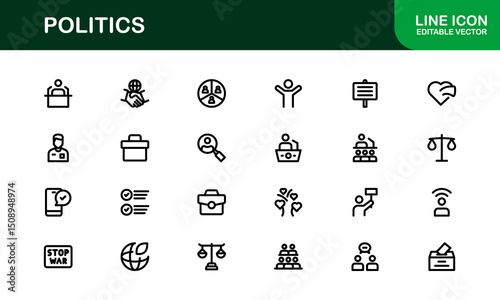 Factory Icon Set Representing Industry, Manufacturing, Machines, Production, and Automation Concepts in a Simple, Download-Ready Vector Format