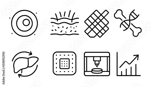 Biomedical icons for health technology and research design applications