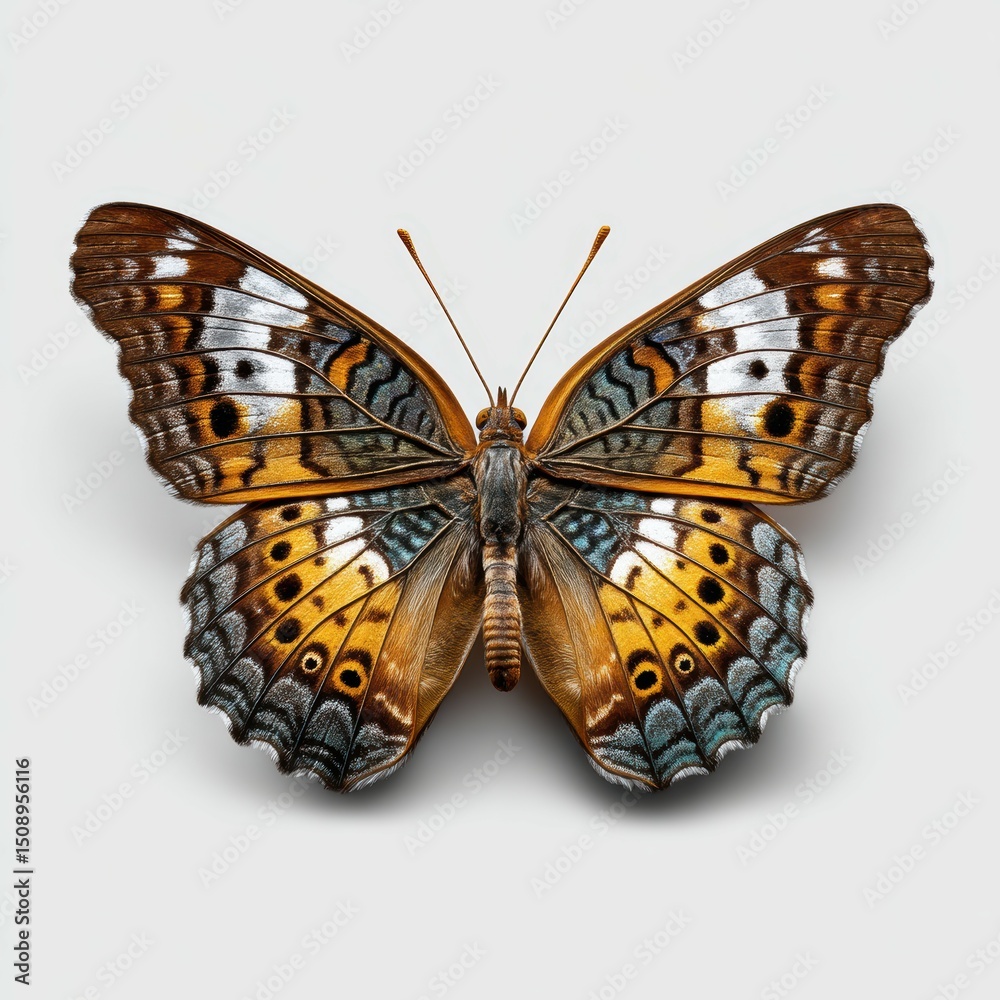 Fototapeta premium Stunning Butterfly Wings Macro Photo