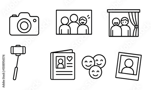 Photography and memories: cameras, selfies, and group photos for creative projects