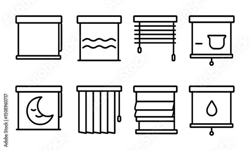 Minimalist window blinds collection for home decor and interior design