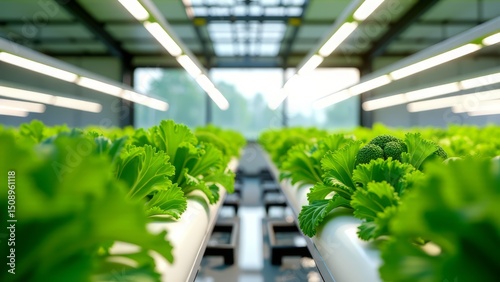 Indoor hydroponic farm: sustainable agriculture