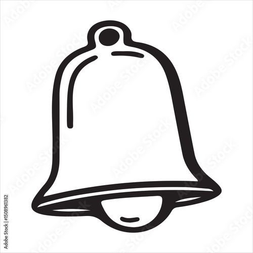 Notifications Bell Icon – Alert, Reminder, and Message Notification Symbol for UI/UX