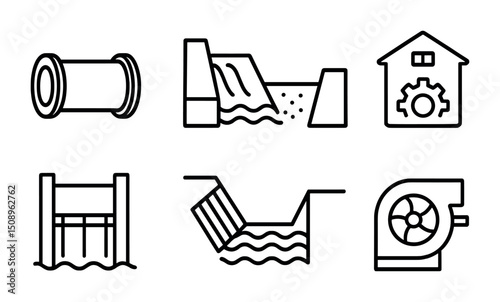 Industrial hydraulic systems: pipes, dams, and pumps for engineering design