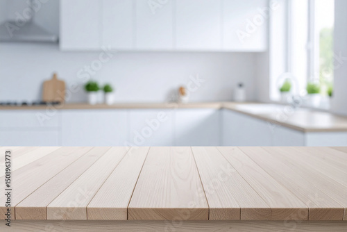 modern living room with kitchen, background for product