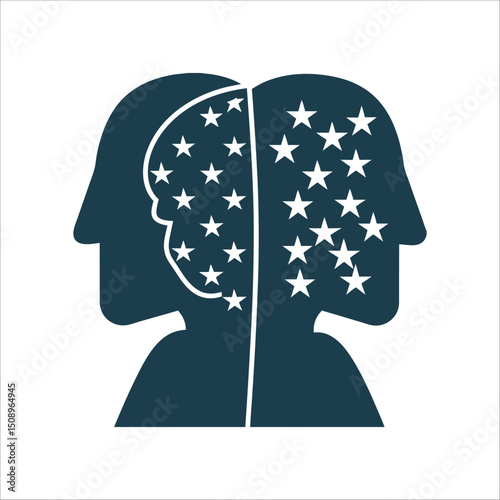 Shadow Work: Person Silhouette with Starry Interior