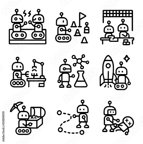 set of vector icons