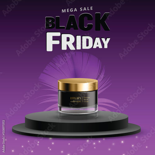 Black Friday social media post and ads design