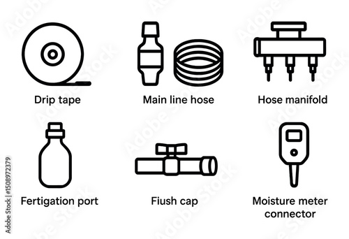 Essential irrigation components for efficient water management design