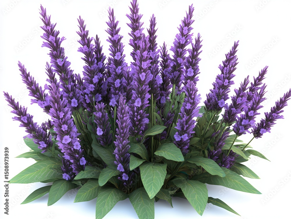 Fototapeta premium Lavender flower plant purple bloom floral blossom botanical