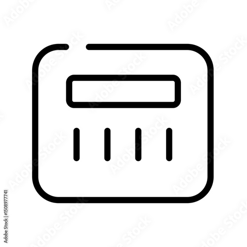calculator vector icon
