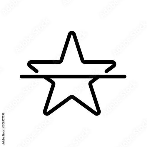 glowing star vector icon