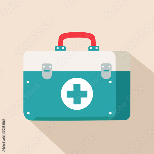 First aid kit vector icon