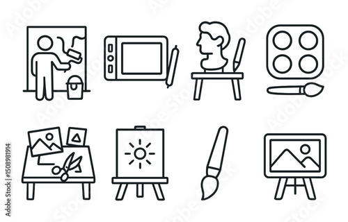 Artistic tools and techniques for creative projects and design