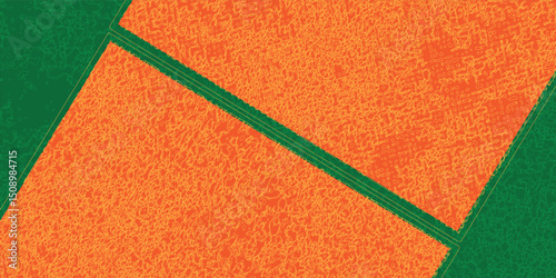 Flat carpet plate banner. Realistic grunge and window lines. Carpet set on background. Fiber effect for picture or carpet. 3d panel texture or foot mat carpet.