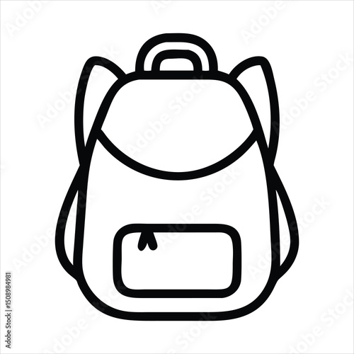Backpack  Outdoor Adventure Equipment Vector