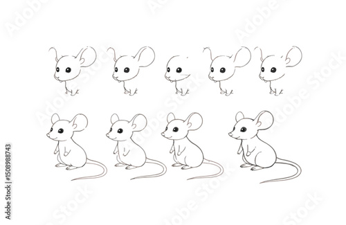 Step-by-Step Guide to Drawing Adorable Cartoon Mice Easy Tutorial for Beginners