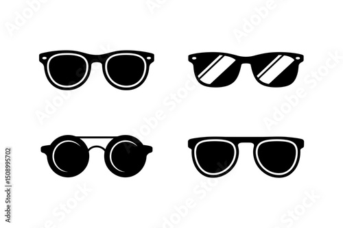 Collection of four different sunglasses
