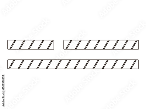 simple rebar symbol icon design vector isolated on transparent background