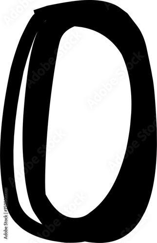O typographic vector 