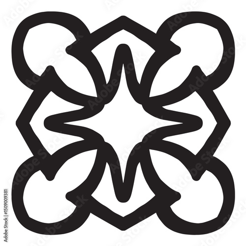 Geometric Decoration Ornament 24 Element For Design Graphic