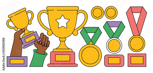 Award Winning Achievement Trophies Medals and Ribbons