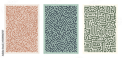 Turing Pattern Abstract Psychedelic Background