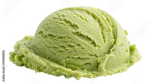 ice cream pista on transparent isolated background