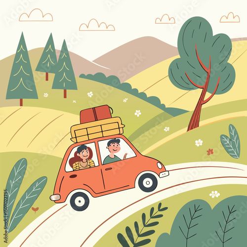car on the road