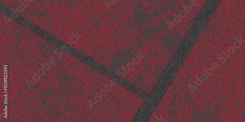 Flat carpet plate banner. Realistic grunge and window lines. Carpet set on background. Fiber effect for picture or carpet. 3d panel texture or foot mat carpet.