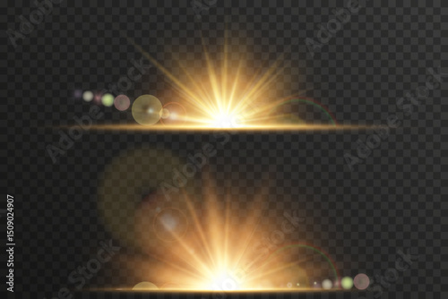 Explosion ring spreads with magical glitter edges.
Transparent flash blends into any dark background.
Subtle beams stretch with realistic vector precision.
Shiny effect complements fantasy and sci-fi 