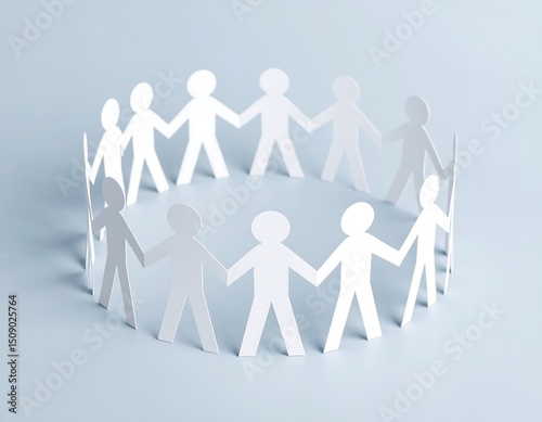 Paper people in a circle (1)