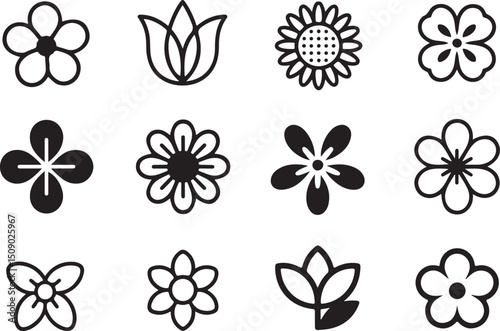 Minimal Flower Icon SVG | Simple Floral Line Art | Botanical Cut File for Cricut

Hand Drawn Flower Icon SVG | Elegant Floral Silhouette | Dainty Bloom Design

Floral Outline SVG | Cute Flower Icon | 