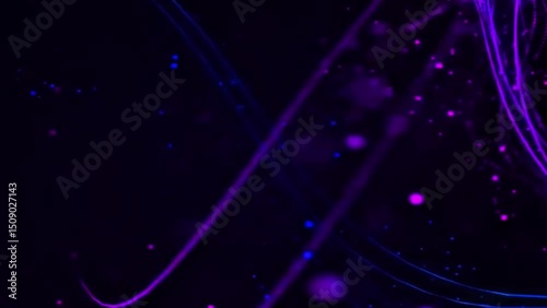 Wallpaper Mural Light trails swirl in shades of blue and purple on a dark background. Background, digital art, wallpaper. Torontodigital.ca