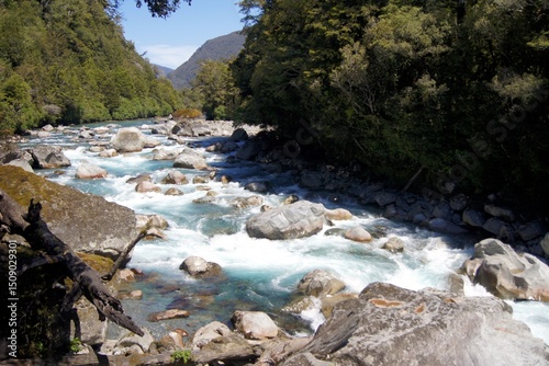 Hollyford River, Fiordland National Park, South Island, New Zealand