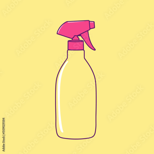 spray bottle vector illustration