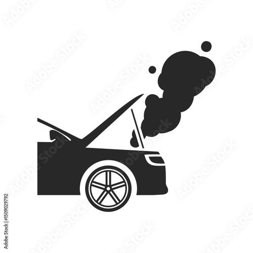 Car parts elements and Mechanic service tools icons