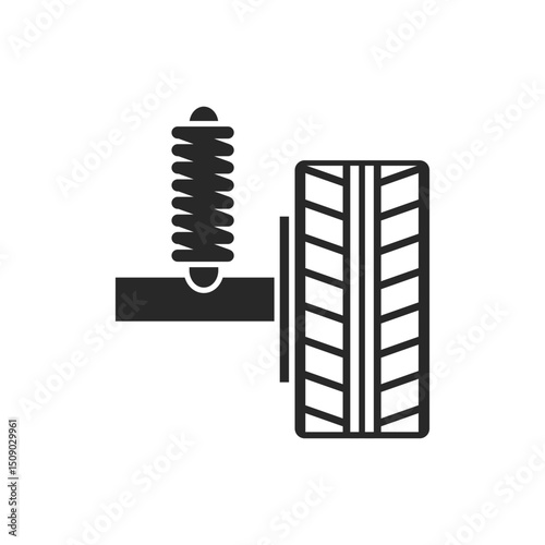 Car parts elements and Mechanic service tools icons