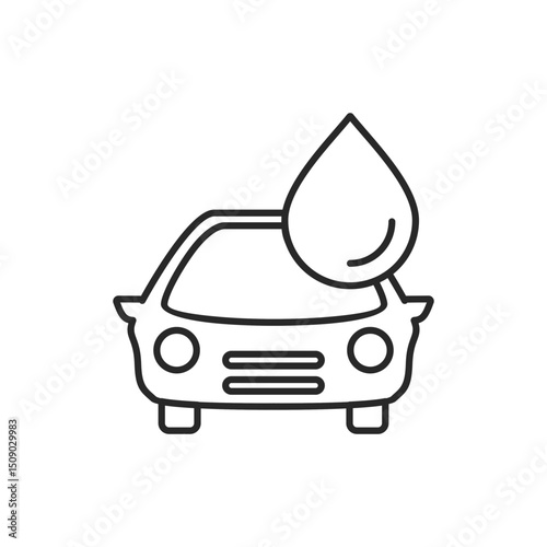 Car parts elements and Mechanic service tools icons