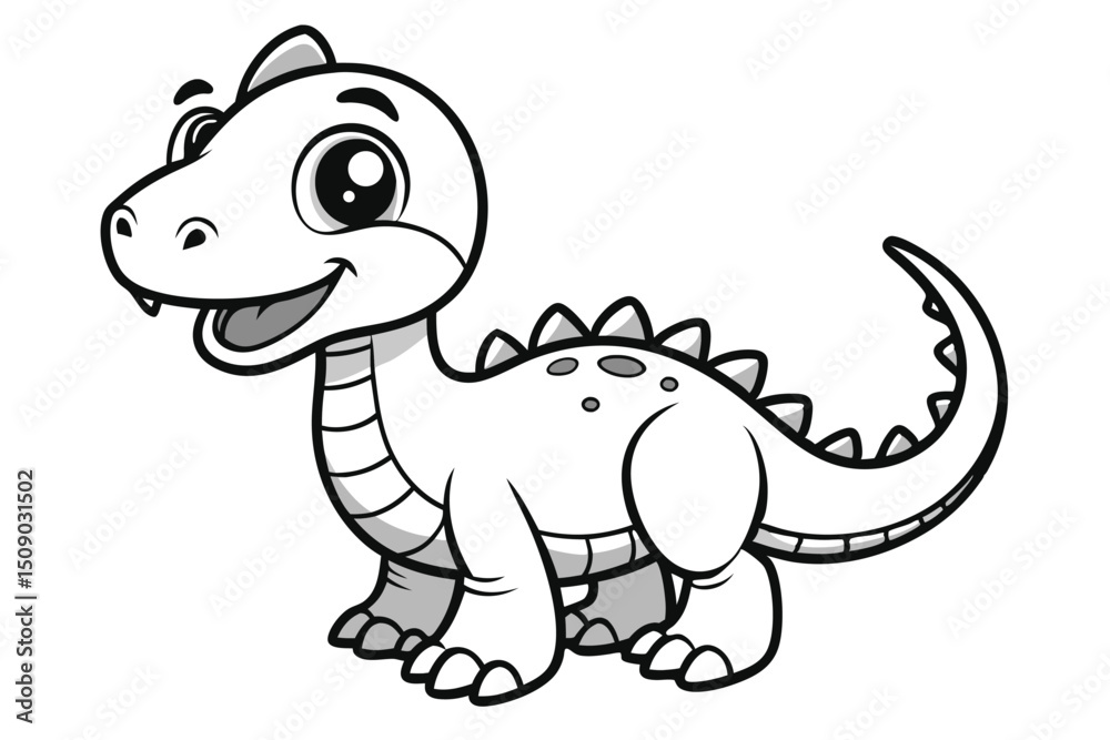 Obraz premium You can find funny cartoon animal illustrations of wild mammals like a happy elephant, cute hippo, and smiling rhino having fun at the zoo on stock photo websites