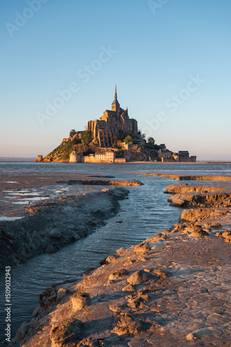 Mont Saint-Michel Abbey and Village, Normandy, France