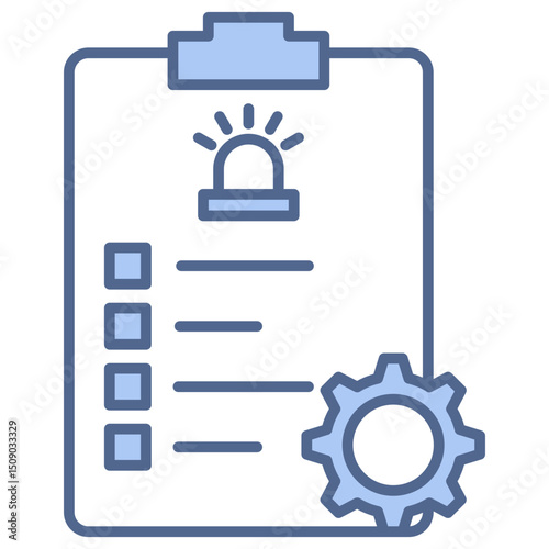 Emergency Response Blue Icon