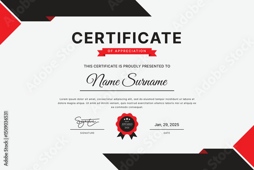 Certificate Template Design